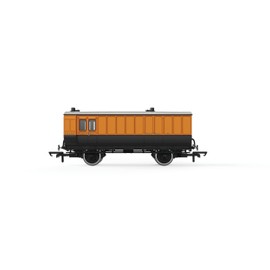 Hornby R40295 LSWR, 4 Wheel Coach, Passenger Brake, 82 - Era 2. Coach OO Gauge