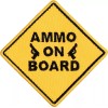 CAT Outdoors Ammo on Board Funny Patch with Fastener Hook