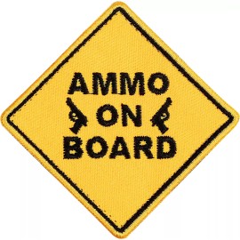 CAT Outdoors Ammo on Board Funny Patch with Fastener Hook