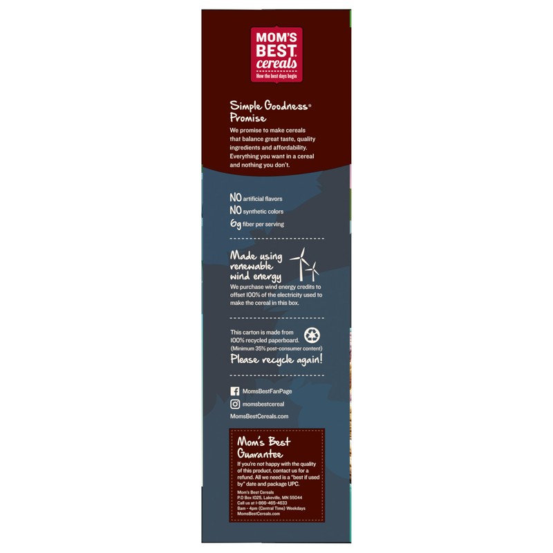 Mom's Best Blueberry Wheatfuls Shredded Wheat Cereal, Made with Whole