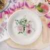 GREENBOX 8 x Paper Plates for Birthdays, 23 cm, Roses