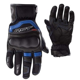 RST Urban Air 3 Mesh Vented CE Mens Motorcycle Gloves (Black, Blue, L)