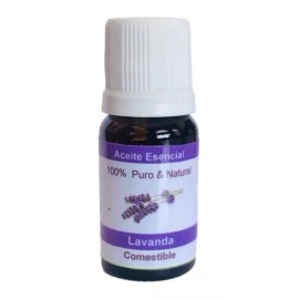 Naturaly Aceite Esencial Lavanda Comestible 100% Puro 30 Ml Ingerible