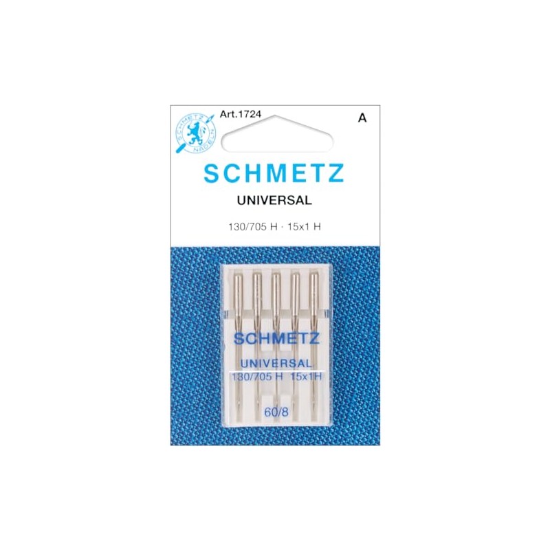Euro-Notions Universal Machine Needles-Size 8/60 5/Pkg
