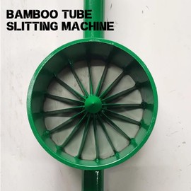 Bamboo splitter, bamboo slicer, manual bamboo splitting tool (2-16 cuts) welded from steel, bamboo splitting tool, Bamboo splitter(2 knives)