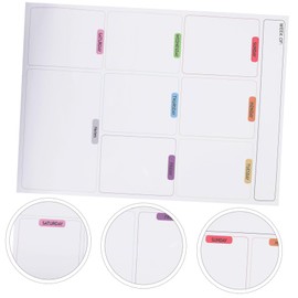 GRIRIW Erasable Fridge Magnet Menu Board Weekly Meal Planner for Home Office Sturdy Magnetic Writing Board