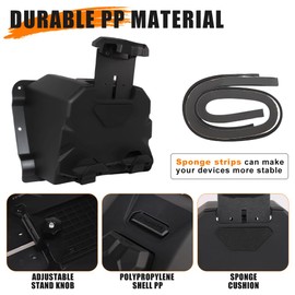 XATVXUTV Tablet Phone Holder for Honda Pioneer 700 2P 4P 2014-2025, Adjustable Electronic Device Navigator GPS Tablet Phone Mounts with Storage Box for Honda Pioneer 700-2 700-4 2014-2025 Accessories