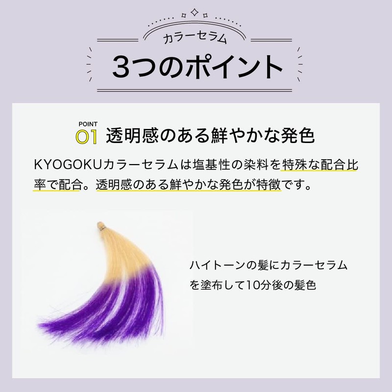 Kyogoku Color Serum Fancy Vivid Purple Color Butter Color Treatment