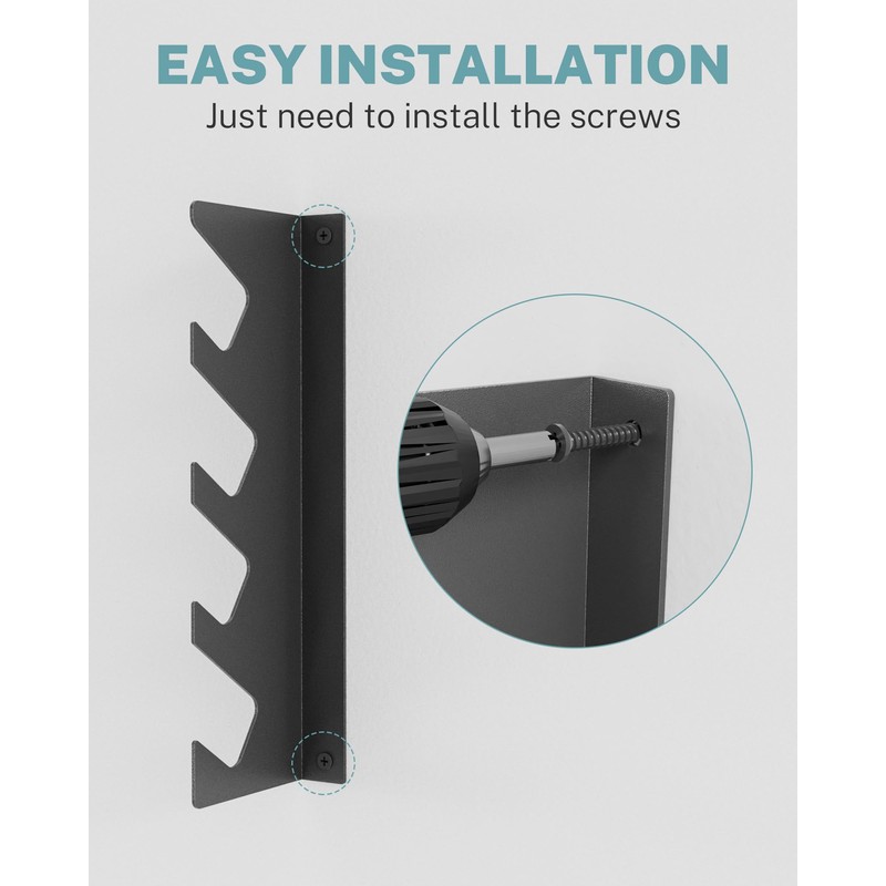 JivaJot Garage Tool Organizer Wall Mount, Shed Yard Tool Organizer