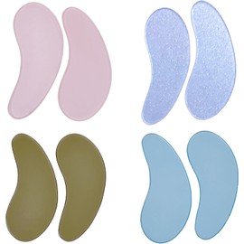 ICONSIAM Parches de Silicona Reutilizables para Ojos, Protectores Adhesivos para Debajo de Los Ojos, Máscara para Extensiones de Pestañas, 8 Pares de Almohadillas Aislantes para Pestañas Inferiores Pa