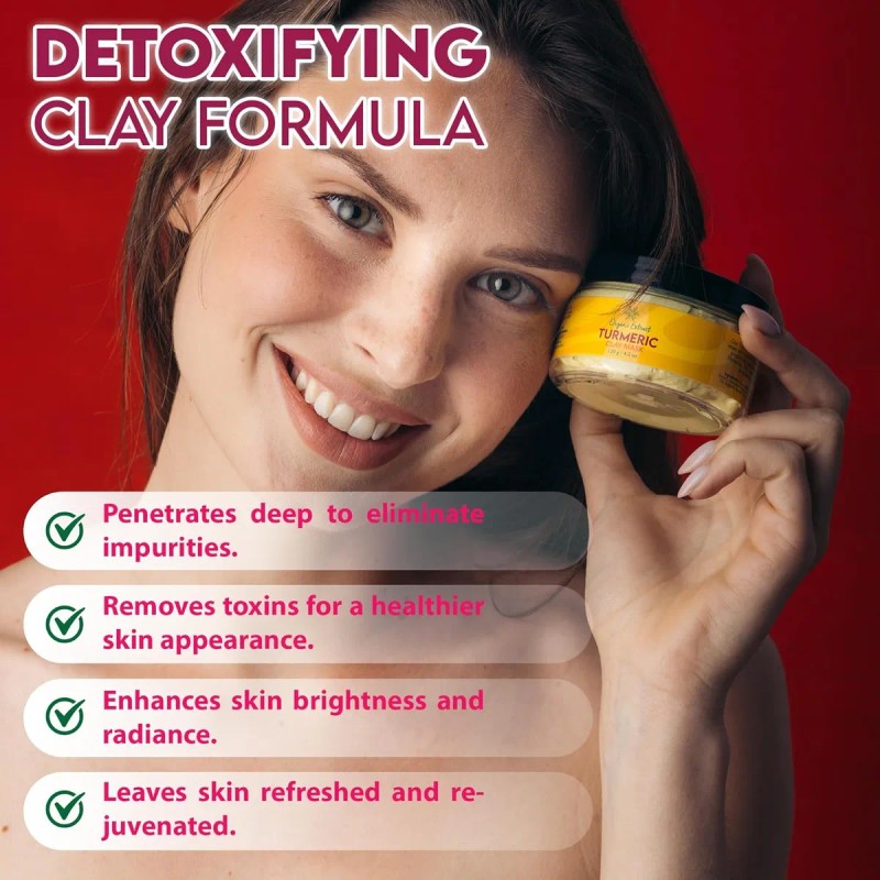 Mascarilla Facial De Cúrcuma (120 G) Con Vitamina C, Aclarad