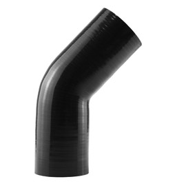 Ucreative 45 Degree Elbow ID: 2.75" (70mm) 4-Ply 5mm Thickness High Performance Silicone Hose Coupler