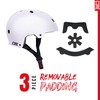 CORE Protection Action Sports Helmet Skate/BMX/Bike/MTB/Roller Derby/Scooter - White, XS/S