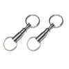 WELANGBN 2 Packs Of Quick-Release Detachable Keychain Double Pull Keychain