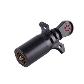 MaxxHaul 50155 7-Way Blade Trailer Wiring Tester – LED Indicator Lights for Quick Inline Testing – Pinpoints Tow Vehicle or Trailer Wiring Issues – Compact & Weather-Resistant Design