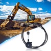 Excavator Throttle Control Cable, Universal Manual Flexible Throttle Wire with