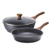 SENSARTE Nonstick Frying Pan Skillets, Swiss Granite Coating Omelette Pans,