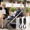 Non-Slip Pram Hook Bag Hook, Attachment Carabiner Pram Hook Clips,