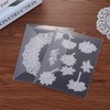 40Pcs Rubber Magnetic Sheets Thickness with Clear Stamp Die Storage