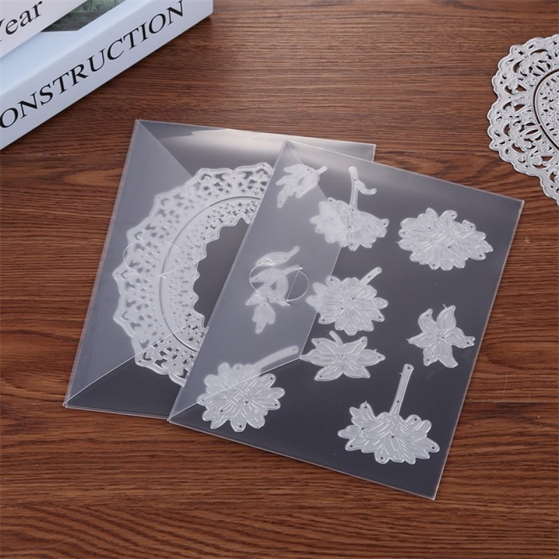 40Pcs Rubber Magnetic Sheets Thickness with Clear Stamp Die Storage