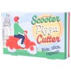 Scooter Pizza Cutter. Kitchen Novelty Pizza Slicer Includes 2 Roller