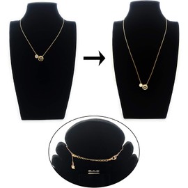 D-buy 16 Pcs Necklace Extender Gold and Silver Plated Bracelet Extender Extender Chain Set 4 Different Length: 6 inch 4 inch 3 inch 2 inch (8 Silver, 8 Gold)