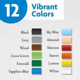 BAZIC Oil Pastels Set 12 Colors, Soft Pastels Oil Pastels for Artists Beginners Students Kid Art Painting Drawing Blending Oil Crayons, 1-Pack