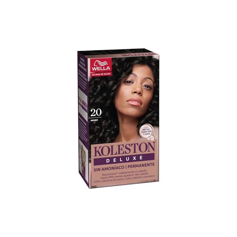 Koleston Deluxe Tinte Permanente Sin Amoniaco 20 Negro
