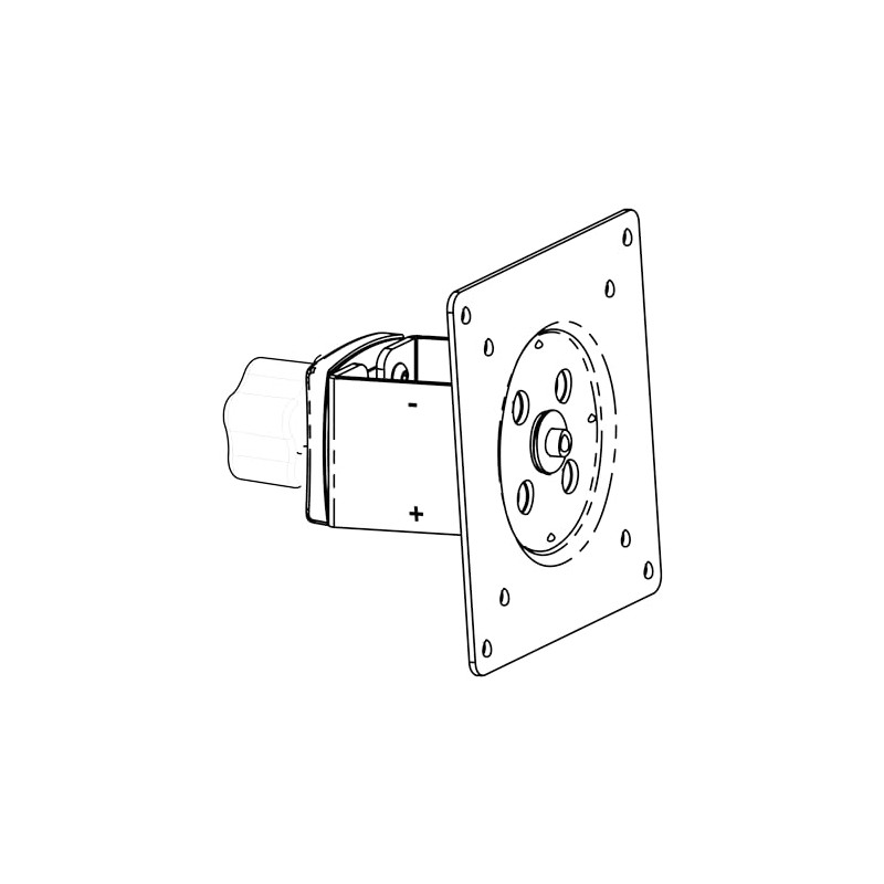Ergotron – DS100 Sliding Display Bracket – Add-on for DS100