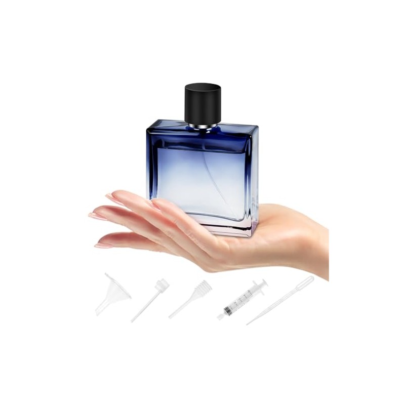 LOPHE Parf√ºmzerst√§uber, 2 St√ºck 50ml Mini Parfum Zerst√§uber Blau, Portable