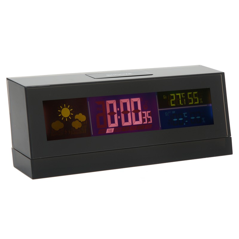 Electronic Weather Clock Digital Weather Forecast Monitor with Calendar Display