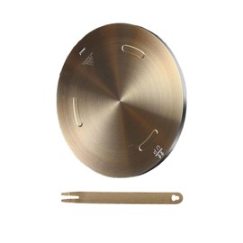 11inch Heat Diffuser Plate, Grourarty Stainless Steel Cooking Induction Adapter Simmer Plate for Electric Gas Glass Cooktop Hob Ring, Induction Cooktop Converter Plate With Handle