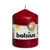 bolsius Stumpenkerze weinrot 8/6