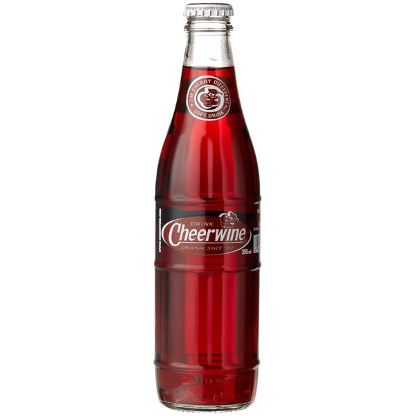 Cheerwine 12 ounce Glass Bottles (Pack of 12)