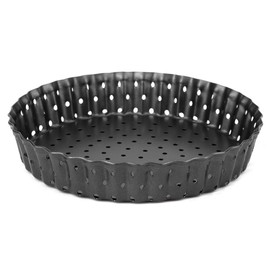 QANYEGN Carbon Steel Pizza Mold Tray, Round Pizza Tray for Oven, Home Kitchen Baking Tools for Homemade Pizza(Small (5 inch))