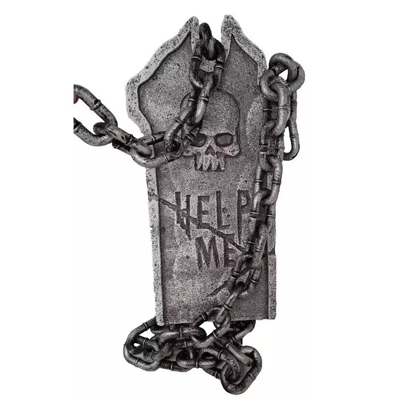 Skull and Bone 2m/6ft Chain Fake Rusty Chains - Halloween