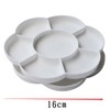 Set of 2 Plastic Flower Shaped Mixing Palette with 7