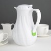 Olympia Olympia Insulated Swirl Jug White - 1.2Ltr 40.57fl oz
