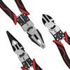 TOOLEAGUE 3Pcs Heavy Duty Pliers Set, 5 in 1 Lineman