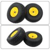 ALL-CARB 2 Pack 3 Inch Center Hub 15x6.00-6 Lawn Mower