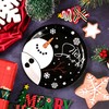 AimFun Christmas Party Plates Let It Snow Disposable Paper Plates