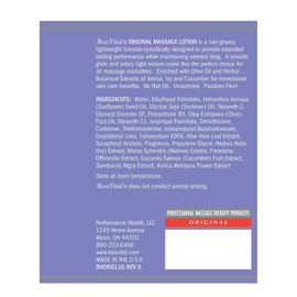 Bon Vital' Original Massage Lotion for a Versatile Massage Foundation to Relax Sore Muscles & Repair Dry Skin, Lightweight, Non-Greasy Formula to Moisturize and Repair Dry Skin, 1 Gal, Label may Vary