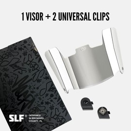SLEEFS Football Helmet Visor [Silver Moonstone] - Tinted Professional Football Visor/Shield - Fits Youth & Adult Helmets - Includes Visor Clips
