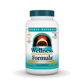 Source Naturals Wellness Formula Bio-Aligned Vitamins & Herbal Defense for Advanced Immune Support* - Dietary Supplement & Immunity Booster - 120 Capsules