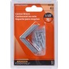 Hardware Essentials 851116 Zinc Corner Braces (5/8” x 1-1/2”)