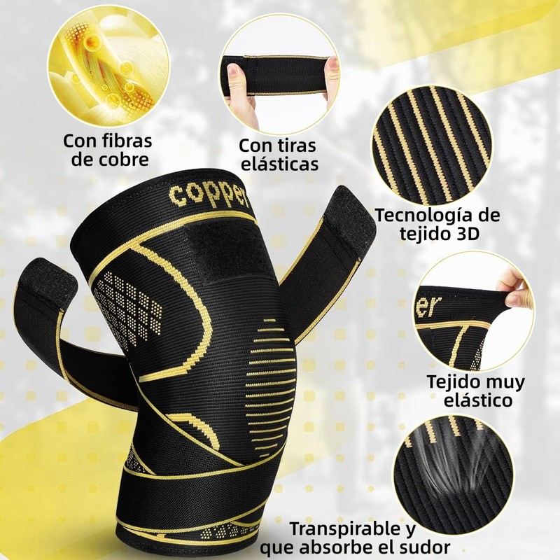 Mowe 2 Piezas Rodilleras Ortopedica : Rodillera Compresion