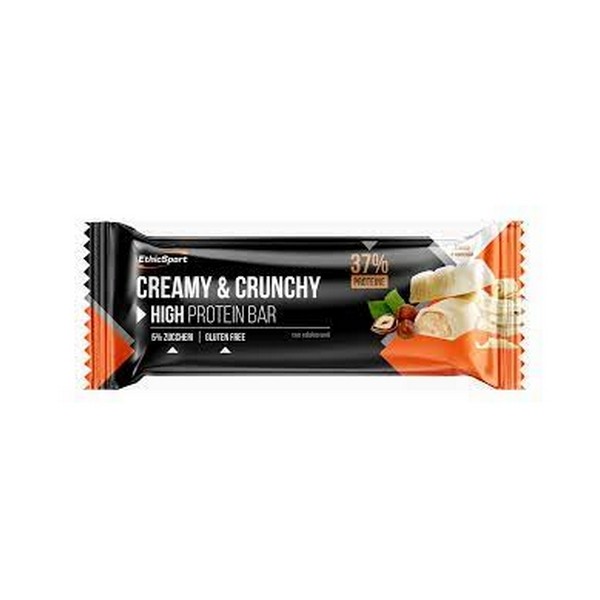 EthicSport Creamy & Crunchy High Protein Bar White and Hazelnut 30 g