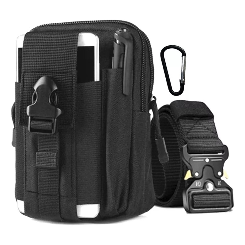 Mack222 Cinturón Táctico Con Bolsa De Cinturón Táctico Y Gancho