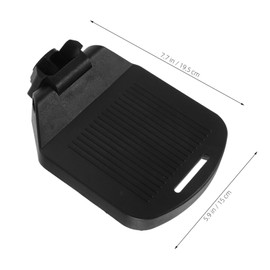 Baluue Wheelchair Footrest Pedals 2pcs Replacement Leg Pads Wheelchair Foot Rests Easy to Install Durable