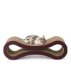 BOWHAUS Infinity Cat Scratcher Lounger, Reversible Scratcher, Infinity Cat Cardboard